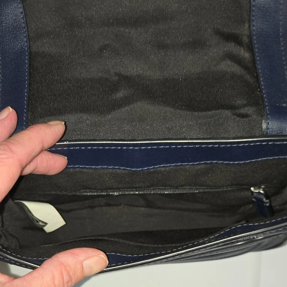 Marc Jacobs Navy Leather Crossbody Bag